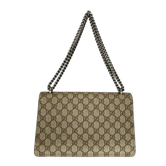 Auth GUCCI Dionysus/GG Blooms Beige Red PVC Suede Shoulder Bag - Picture 2 of 14